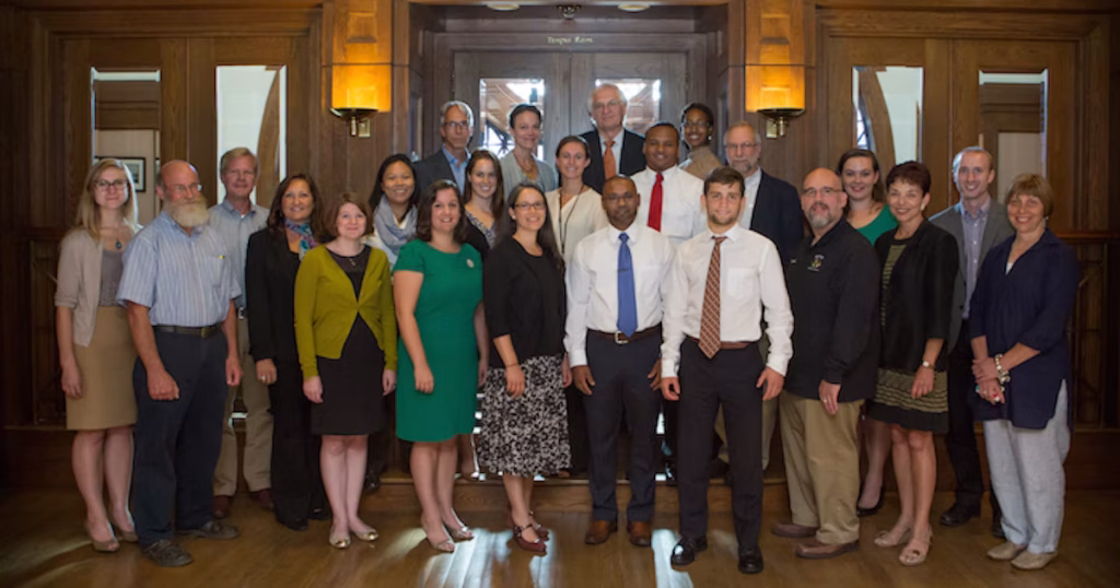 GCNGO members gathered at a council meeting